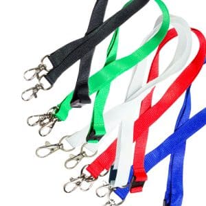 Double Clip Plain Lanyard