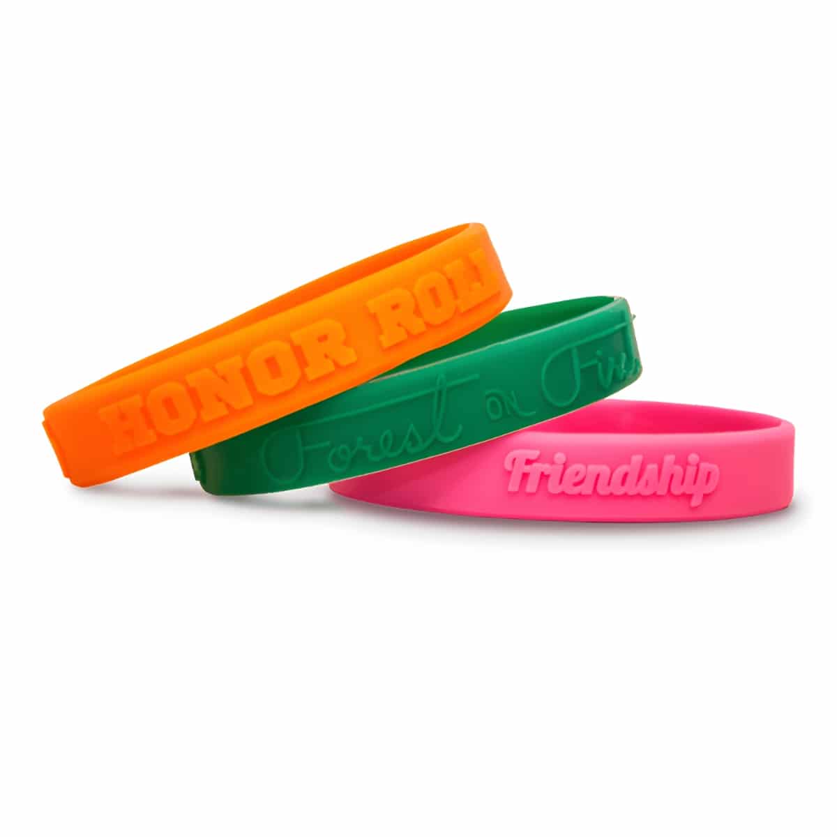 Embossed Silicone Wristband Wristbands Direct