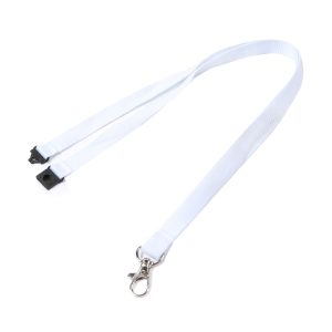 Plain White Lanyards